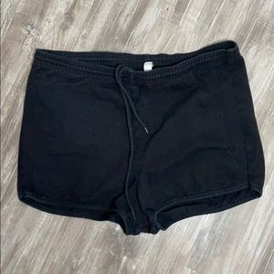 american apparel drawstring short